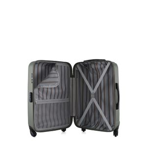 Grande Valise Rigide 4 Roulettes 161370 Brown Métallique