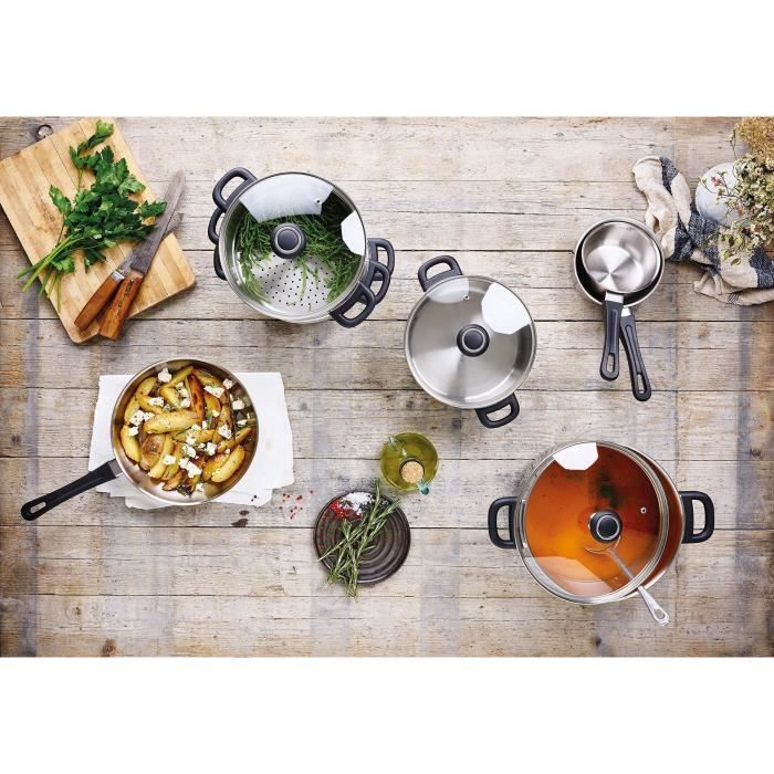 BEKA Casserole inox Ø14 cm Polo Feux tous + induction 29x15x9cm