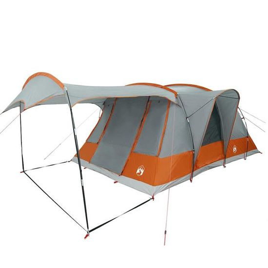 Tente De Camping VidaXL - Imperméable Et Résistante Au Vent - Avec Tapis De Sol Et Poche De Rangement - Facile à Transporter