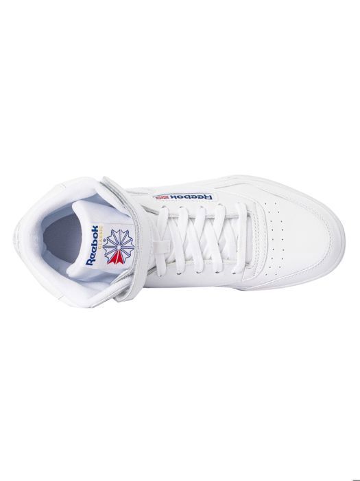 Baskets montantes REEBOK Exo Fit Hi Blanc Homme Lacets Synthetique Blanc Cdiscount Chaussures