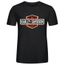 Non stock vintage épaisse à manches courtes T-shirt homme moteur Imprimé Tops