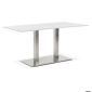 Table Bureau Design Denver Blanc 160x80 Cm Achat Vente