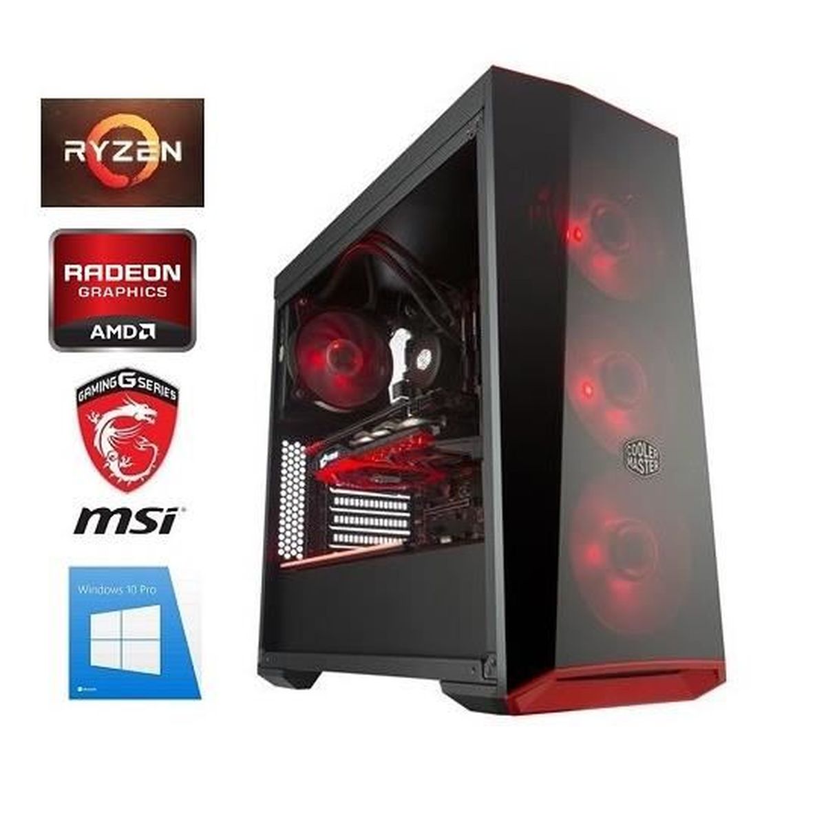 PC Gamer Ryzen 3 - Radeon RX 580 8GO - 16GO RAM