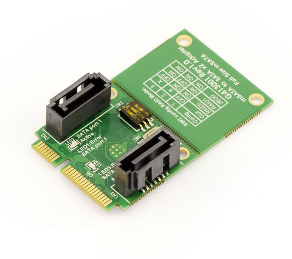 Carte Contrôleur MSI Super RAID-2 - Pour MSI GT60/GT70, 3 Ports MSATA, Référence MS-16F42