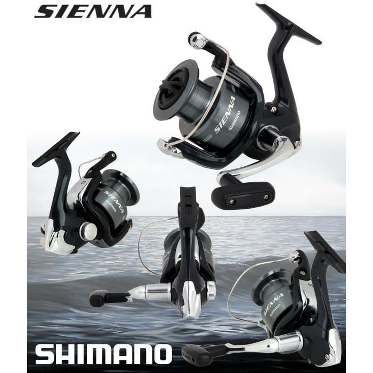 Shimano Sienna 4000 Fe Moulinet Carnassier Avec Frein Avant Cdiscount Sport