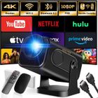 FOSMET Videoprojecteur, Full HD 1080P, Support 4K, Mini projecteur Portable Dual Contrôle avec Souris, WiFi 6 BT5, HDMI/TV