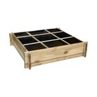 CÉMONJARDIN Carré potager divisé en bois petit modèle