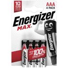 Piles AAA - ENERGIZER - Max LR03 - Eco Pack - 4 pièces