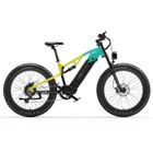 BENFUTO Vélo électrique LANKELEISI RV800 PLUS Jaune 750W moteur 20AH batterie 26" pouces gros pneu Fat Bike VTT