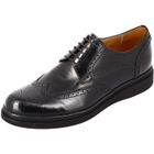 BELYM Chaussure Homme derby en cuir verni Noir - Marque - Modèle - Confortable - Élégant - Moderne