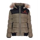 Doudoune enfant - KAPORAL - Momir - Kaki - Manches longues - Capuche amovible