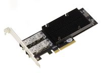Carte contrôleur PCIe Réseau LAN Ethernet  2 ports 10G SFP+ et 25G SFP28 fibre avec chipset Intel E810