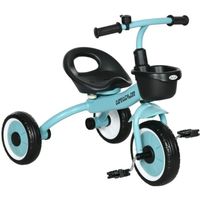 Tricycle enfant multi-équipé  70x50x58cm Bleu