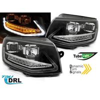 Paire de feux phares VW T6 15-19 LED DRL LTI Noir-31784574