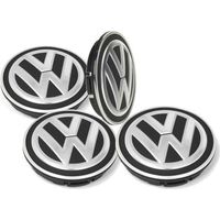 4 x 65MM VW Caches Moyeux Centre Roue Logo Emblème Pour VOLKSWAGEN GOLF LUPO PASSAT SCIROCCO 