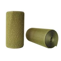Feuillard,Bande de fixation Velcros en Nylon vert Olive 2m x 10cm, non adhésive pour coudre, boucle magique, bande
