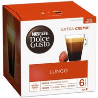LOT DE 3 - DOLCE GUSTO Lungo Café capsules  - 16 capsules de 7g