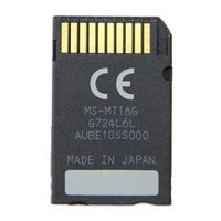 Memory Stick Pro pour PSP2000 3000 pour appareil photo, SLR, PSP Noir 16 GB