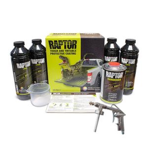 PEINTURE - VERNIS Kit de Raptor teintable 4 bouteille, durcisseur et pistolet inclus UPOL