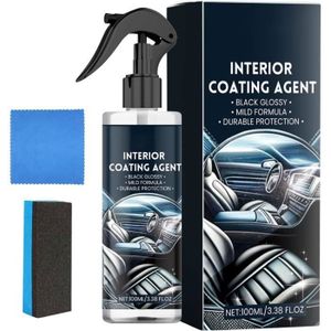 Nettoyant Pour Tableau De Bord Voiture LAAV 250 Ml - Pour Plastiques Intérieurs, Finition Satinée, Sans PFC Ni COV