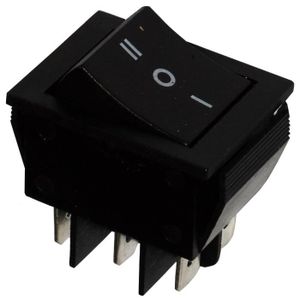 AERZETIX Interrupteur commutateur contacteur bouton /à bascule noir SP3T ON-OFF-ON 3A//250V 3 positions