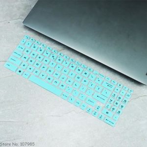 HOUSSE PC PORTABLE Bleu ciel-Protecteur de clavier en Silicone pour o