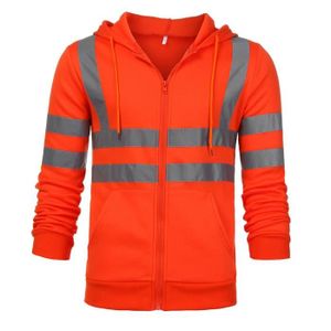 KIT DE SÉCURITÉ GILET DE SECURITE Taille XL Orange Hommes veste ro