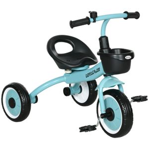 Tricycle Enfant 12 Pouces - Pour 2 à 5 Ans - Charge Max 25 Kg - Avec Panier Et Frein à Main - Orange - 8
