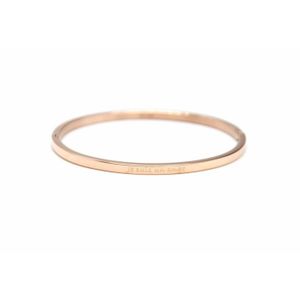 Largeur 4 mm Couleurs au Choix AURSTORE/® Bracelet Jonc Fin en Acier Inoxydable 316L avec Message Tatou/ée mais Bien /élev/ée
