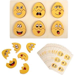 PUZZLE Puzzle En Bois Emoji - Jeux De Capteurs - Jeu Pour
