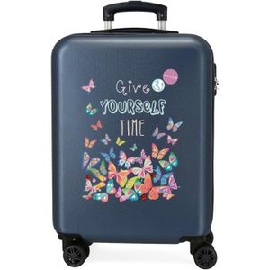 VALISE - BAGAGE Give Yourself Time Valise De Cabine Bleue 38 X 55 