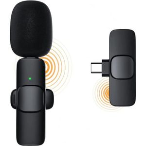 USB Microphone sans Fils, MOMAN CP1(C) 2.4GHz Micro Wireless