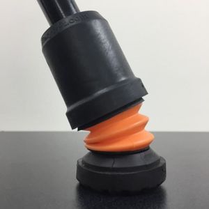 Tri virole pointe de canne en caoutchouc support de canne de marche en caoutchouc autostable pour plus de stabilit/é 19 mm ajoute de la stabilit/é /à votre canne de marche