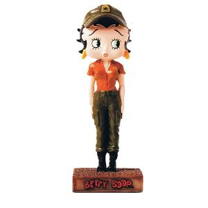 FIGURINE - PERSONNAGE Figurine Betty Boop Militaire - Collection N 15