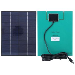 KIT PHOTOVOLTAIQUE Panneaux photovoltaïques, Module de panneau solaire léger à économie d'énergie de 5,5 W, pour petits appareils électriques à