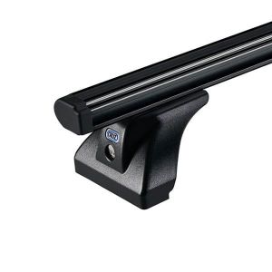 Barres de toit Porte bagage alu pour PEUGEOT EXPERT À PARTIR DE 2016 noir elegance TÜV Abe