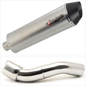 Lextek XP8C Carbon Fibre Exhaust avec Tuyau de Liason pour Yamaha FZ1 06-15