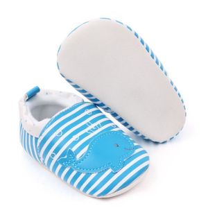 Chaussons bébé en cuir souple - Câlin de girafes