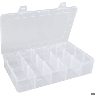 Hama Boîte de perles 6760 pour trier et ranger les perles à repasser de taille mini, midi ou maxi, 16 compartiments sur 4 niveaux, environ 22 x 28 x 8,5 cm, plaisir