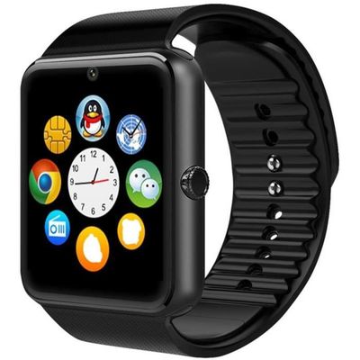 Montre connectee 696 GT08 Plus montre intelligente Push Message poignet Smartwatch soutien SIM TF carte Type Black GT08 Standard Cdiscount Telephonie