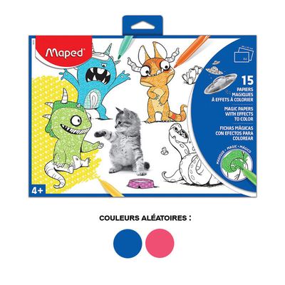 Carioca – 4 Illustrations Velours à Colorier – Van Orton – Dextérité Et Créativité