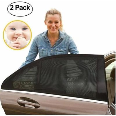 AIMEKE Pare-Soleil Voiture Bébé 2 Pièces - Auto-Adhésif