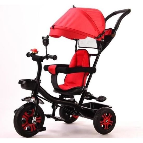 NetBoat 4 en 1 Tricycle Poussette Vélo Bébé Evolutif Walker pour Enfant  Garçon de 1 à 6 Ans (Livraison sous 5 jours) - Cdiscount Sport