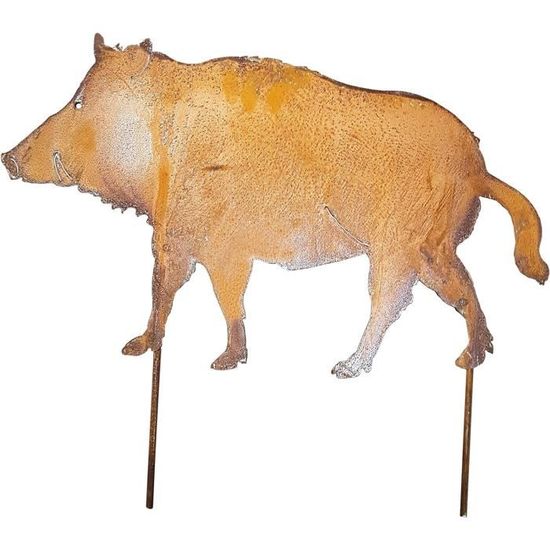 Porte-Badge En Cuir De Buffle - Motif Cerf Ou Sanglier - Protection Documents A6