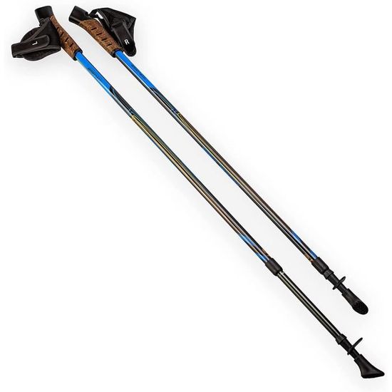 Bâton De Randonnée Télescopique – 4 Sections, Réglable De 52 à 110 Cm – En Alliage D’aluminium Ultra-léger – Pour Trekking, Nordic Walking, Trail – Homme Et Femme – Poignée Ergonomique EVA