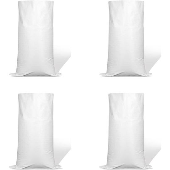 Le Grand Polypropylène Tissé Par 50kg Blanc Et En Sac Pour Les
