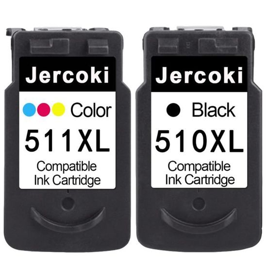 Cartouches D'encre Compatibles Canon MP282 - Lot PG510 XL + CL511 XL - Marque Encre4U - Neuf