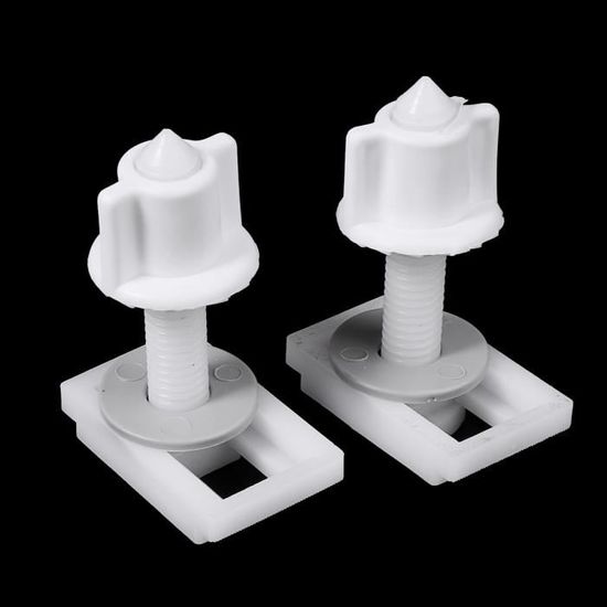 Kit De Réparation Pour Cuvette De WC - Charnière, Boulons, Vis Et Joints - Neuf
