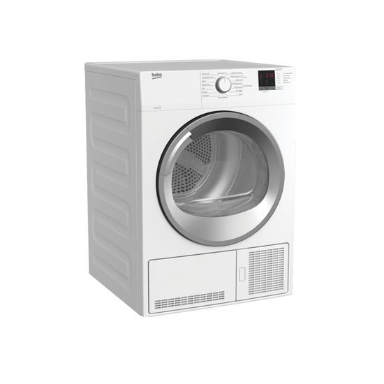 Sèche-linge Beko DBBU8112GA0WS - Condensation - 60cm - 8kg - Blanc - Neuf Sous Emballage