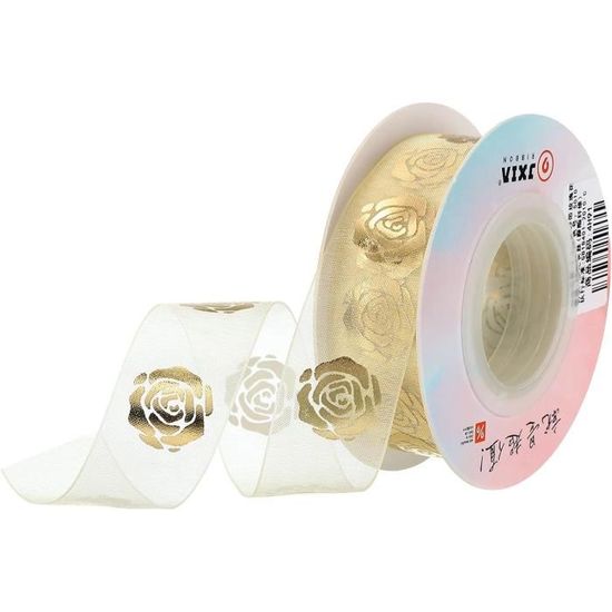 DMiotech 50 Yards Ruban Organza 3/8 Pouce Ruban De Chiffon